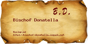 Bischof Donatella névjegykártya